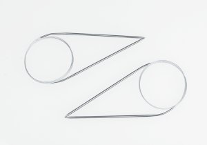 Kruhové jehlice ocelové 40 cm 7 mm