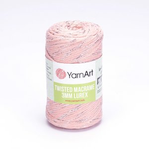 TWISTED MACRAME LUREX 3MM 767