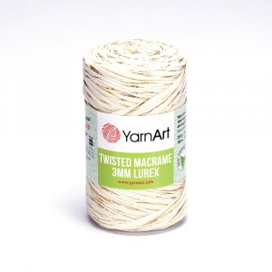 TWISTED MACRAME LUREX 3MM 752