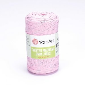 TWISTED MACRAME LUREX 3MM 762