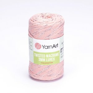 TWISTED MACRAME LUREX 3MM 767