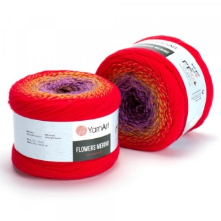 FLOWERS MERINO 541