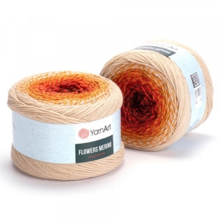 FLOWERS MERINO 542